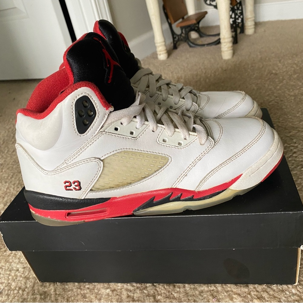 Jordan 5 Retro Fire Red 6Y